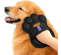 Pet Hair Removal Glove, Reusable Washable Scrubber Tool, Use for Static Hair Removal, Comfortable Ergonomic Design, Multi- Material, Ideal