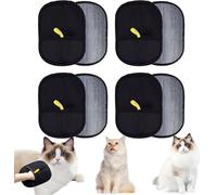 Pet Hair Removal Gloves,Cat Dog Grooming Glove,2025 New Electrostatic Reusable Washing Deshedding Pet Hair Remover Gloves for Bed Sheets Couch Clothes Carpet Multipurpose Care Accessory (5 pcs)
