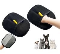 Pet Hair Remover, 1 Pcs/2 Pcs/3 Pcs Reusable Static Removal Gloves Pet Hair, et Cleaning Glove for Washing Deshedding Grooming, for Couch, Furniture, Carpet, Car Seat (Yellow,2)