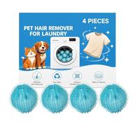 Pet Hair Remover 4 Pieces Lint Removal Cleaner Balls