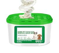 Pet Hair Remover Box - Air Purifying Dust Control Device, Dehumidifying Odor Reduction System with Compact Indoor Filtration Design, Captures Pet Improves Air Quality, Ideal for Home Bedroom Li