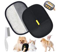 Pet Hair Remover for Cats and Dogs 2025 Efficient Care Gloves Double-Sided Reusable Fur Magnetic Glove with Anti-Static Function for Daily Care Hair Remover Glove (1 Piece)