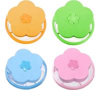 Pet Hair Remover for Laundry,Lint Catcher for Laundry,Washing Machine Floating Lint Mesh Bag,Reusable Household Hair Filter Washer Lint Trap Net Pouch 4 Pieces