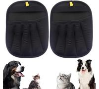 Pet Hair Remover Glove, 2 Pieces, Automatic Detection, Electrostatic, Cat Hair Remover, Thickened, No Dead Corners for Hair Removal, Easy to Clean and Use