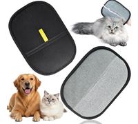 Pet Hair Remover Glove, Pack of 2, Reusable for Dogs & Cats, Electrostatic Grooming Gloves, 2025 Pet Hair Remover, Effective Hair Removal Without Effort, Easy to Clean