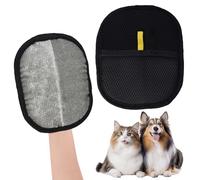 Pet Hair Remover Glove, Pet Grooming Gloves, Static Hair Removal, Reusable, 22x18cm, Easy To Clean Fixed Areas Pet Fur from Carpet, Rugs, Bedding And Sofa, Can Wipe Pets Directly