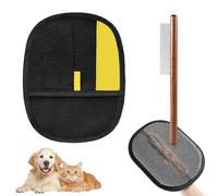 Pet Hair Remover Gloves for Cats & Dogs with Pet Comb, Pet Hair Remover Glove Electrostatic Gloves Pet Hair Remova Upgraded Animal Fur Removal Tool Repeatable Water Washing