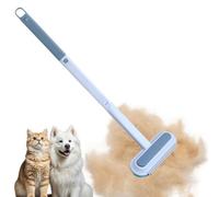 Pet Hair Remover | Reusable Lint Dustpan for Clothes - Washable Cleaning Broom with Extendable Handle Multipurpose for Carpets and Home Clothes