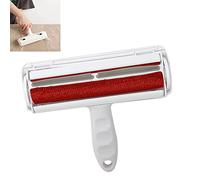 Pet Hair Remover Roller Lint Brush for Dog & Cat, Fur Remover Tool With Self-cleaning Base for Clothes, Sofa, Carpet, Car Seat, and Travel Pet Hair Carpet Brush (White With Handle)