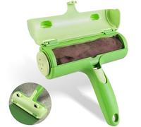 Pet Hair Remover Roller,Lint Rollers for Pet Hair,Portable Cat and Dog Hair Remover and Scraper with Self-Cleaning Base,Lint Rollers for Dogs,Cats, Rabbits, Hamsters.(Frog Shaped Green)