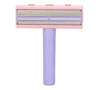 Pet Hair Remover Roller Premium Efficient Animal Fur Removal Tool for Cats Dogs with Polyester Silk Bristles Large Capacity Storage Space Two Way Lint Removal PP Material Safe (Purple Pink)