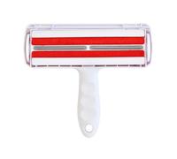 Pet Hair Remover Roller - Reusable Lint Roller for Carpet, Sofa, Furniture & Bedding - Red