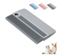 Pet Hair Remover Scraper, Carpet Lint Remover Tool, Reusable Animal Hair Lint Remover for Dogs and Cats, Easy to Clean Pet Fur from Carpet, Furniture, Rugs, Laundry, Sofa Bedding and Clothes (Grey)