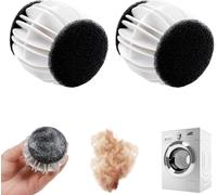 Pet Hair Remover Washing Machine, 2025 New Pet Hair Remover for Laundry, Reusable Dog H/air R/emover, Laundry Balls for Washing Machine for L/aundry Bedding Clothes (2)