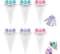 Pet Hair Remover Washing Machine - 6 Pièces Reusable Laundry Filter Mesh | Washer Hair Catcher | Washing Machine Filter Bag | For Home Dorm School Apartment