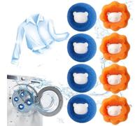 Pet Hair Remover Washing Machine, 8 PCS Pet Hair Catcher Traps Fur