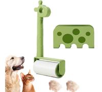 Pet Hair Roller, Pet Hair Roller - Reusable Portable Giraffe Shape Brush for Cats Dogs Travel Mat