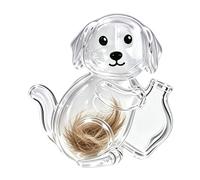 Pet Hair Souvenir | 5x5x2cm Sympathy Storage Memory Fun Dog Hair Collection Box User-friendly Display | For Cremation, Grieving, Remembrance, Decoration