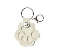 Pet Hair Storage Keychain Leather Keychain Pendant Memory Paw Puppy Accessory Souvenir Hanging Pet Cute F0D9 Collector