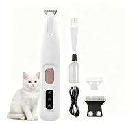 Pet Hair Trimmer paw Trimmer Electric Clipper smart Display Rechargeable Low Noise Waterproof Suitable for Tangled Fur for Paws Eyes Ears face Universal Type