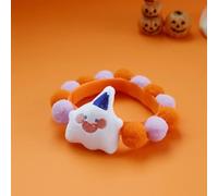 Pet Halloween Collar for Dog and Cat Pumpkin Funny Pattern Adjustable for Small Medium Large Dog and Cat Decor Decoration (XL,C)