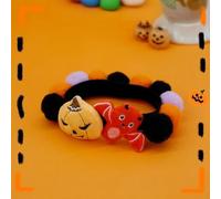 Pet Halloween Collar for Dog and Cat Pumpkin Funny Pattern Adjustable for Small Medium Large Dog and Cat Decor Decoration (S,M)