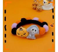 Pet Halloween Collar for Dog and Cat Pumpkin Funny Pattern Adjustable for Small Medium Large Dog and Cat Decor Decoration (XL,I)