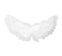 Pet Halloween Costume Cosplay Angel Devil White Wing for Dog Cat Rabbit Piggy Funny Gift at Halloween Party Anime Theme Birthday Christmas (L)
