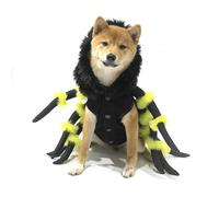 Pet Halloween Costumes for Dogs Halloween Pet Spider Costume for Schnauzer Beagles French Bulldog Mini Pinchers (M)