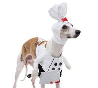 Pet Halloween Costumes,Halloween Cat Chef Outfits - Adjustable Cute Pet Cosplay Outfits Party Accessories for Small Medium Large Kitten Puppy Photography
