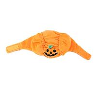 Pet Halloween Pumpkin Hat Soft Plush Pet Hat Adjustable Neck Girth for Cats Dogs Rabbits - Comfortable Fit, Durable Material, Festive Holiday Wear