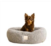 Pet Halo Orthopaedic Anti-Anxiety Dog Bed - Soft Plush Shaggy Calming Pet Bed with Joint Support, Hypoallergenic Machine Washable Cat & Dog Bed, Non-Slip Base for Cats & Dogs (60Lx20Wx60H cm)