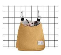 Pet Hammock - 5.91 in Chinchilla Ham Flexible Plush Guinea Pig Hammock, Sponge SquirrelBed for Cage | Lightweight Sugar Glider Pouch Bed, Small Animals Removable Nest Mat for Hamster, Syrian