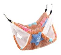 Pet Hammock for Hamsters - Small Animal Hanging Bed for Hamster, Sugar Glider, Space