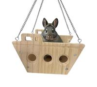 Pet Hammock | with Hook Enrichment Cage Accessories,Indoor Chinchillas Swing House,for Pet Mice Sugar Glider Sleeping Resting Playing Indoor Outdoor