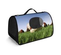 Pet Handbag,Funny Chicken Grass Fashion Dog Carrier,Small Pet Carrier,pet Carrier Handbags,Travel Pet Handbag for Cat and Samll Dog