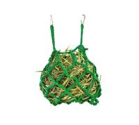 Pet Hanging Feeder, Travel Friendly Foldable, Green | Easy to Hanging on Cages and Enclosures, Large Capacity Feeding Bag with Double Hooks for Rabbits and Rodents