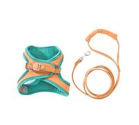 Pet Harness Cat Halter Soft Breathable Vest with Cat Leash Reflective Harness for Outdoor Walking And Traveling