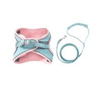 Pet Harness Cat Halter Soft Breathable Vest with Cat Leash Reflective Harness for Outdoor Walking And Traveling