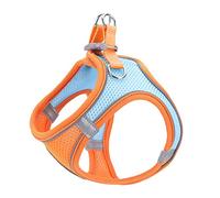 Pet Harness Dog Vest Harness Medium Dog Heavy Duty Dog Chains for outside Dog Supply Personalized Adjustable Dog Vest Le (Orange S)