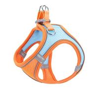 Pet Harness Dog Vest Harness Medium Dog Heavy Duty Dog Chains for outside Dog Supply Personalized Adjustable Dog Vest Le (Orange L)