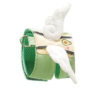 pet harness for cats, puppy harness for small dogs soft angle design vest rabbit shape anti escape flexible harness and rope set for small