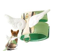 Pet Harness for Small Dogs, Walking Dog Harness, Rabbit Shape Soft Angle Design Vest Anti-Escape Pet Harness with Rope Cat Harness Set