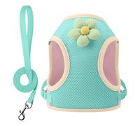 Pet Harness, Reflective Cat Boy Harness, Cartoon Pattern, Breathable Pet Equipment for Daily Use, Walks, Outdoors, Night Activities