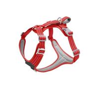 Pet Harness Shock Protection Comfortable Outdoor Dog Leash And Durable Chest And Back Of The Big(Red,S)