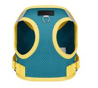Pet Harness - Soft Padded Dog Vest | No-Pull Pet Harness | Adjustable Harness with Reflective Strips and Tracker Slot | Soft Breathable Small Dog Harness for Walking Running Training