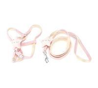 Pet Harness with Leash Adjustable Soft Mesh Breathable Body Harness Easy Control for Small Medium Large Cats Dogs Puppies Nylon Material Lightweight Comfortable Outdoor Walking (1.5)