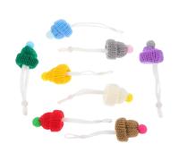 Pet Hat 8pcs Woolen Yarn Lovely Design for Kittens and Guinea Pigs