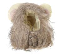 Pet Hat Furry Shape Headwear Soft Mane Theme With Adjustable Sticker Pet Hat Costume For Kids