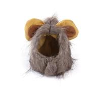 Pet Hat Furry Shape Headwear Soft Mane Theme With Adjustable Sticker Pet Hat Costume For Kids
